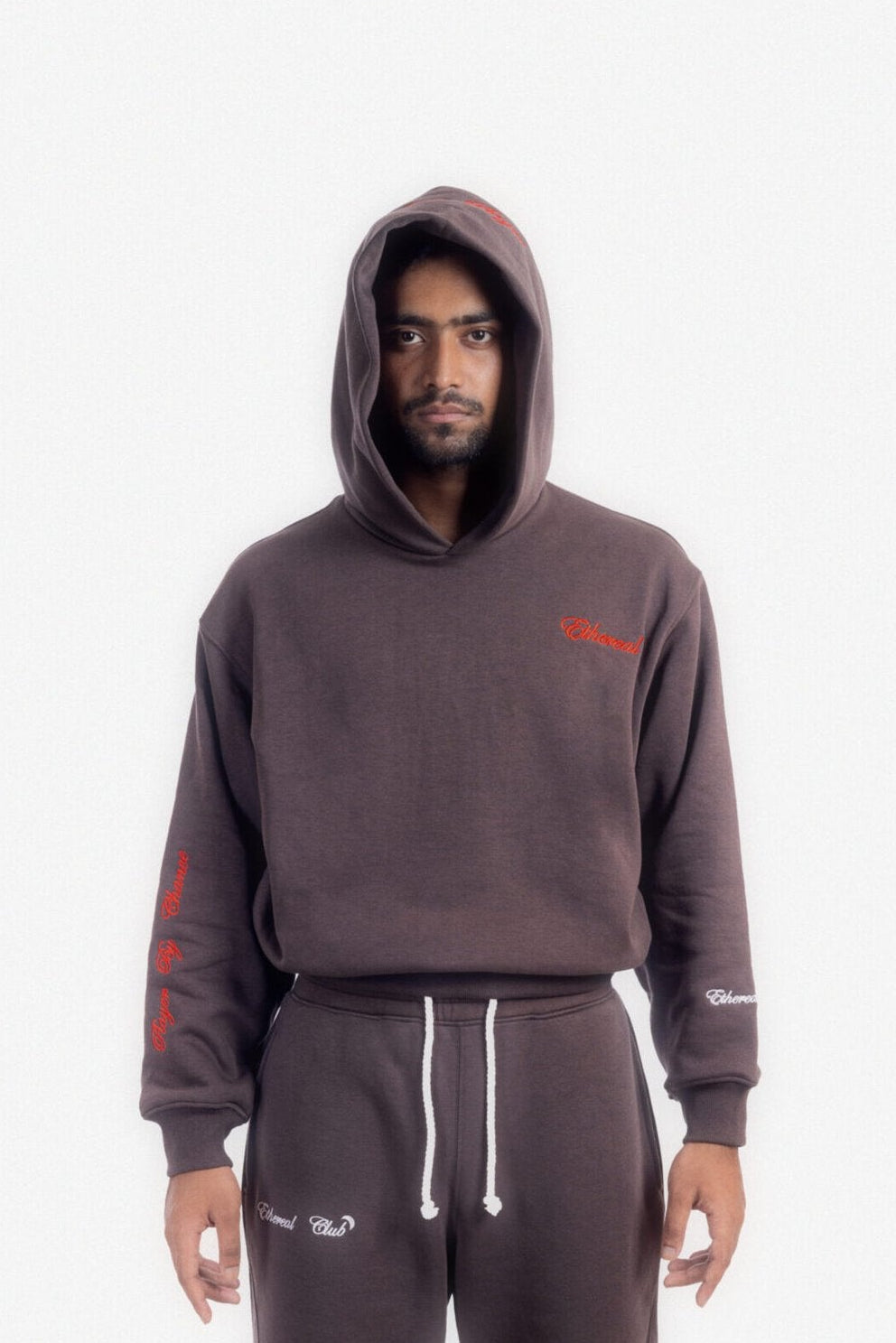 Ash Grey Box Cut Cropped Hoodie – Player By Chance – Etherealbd