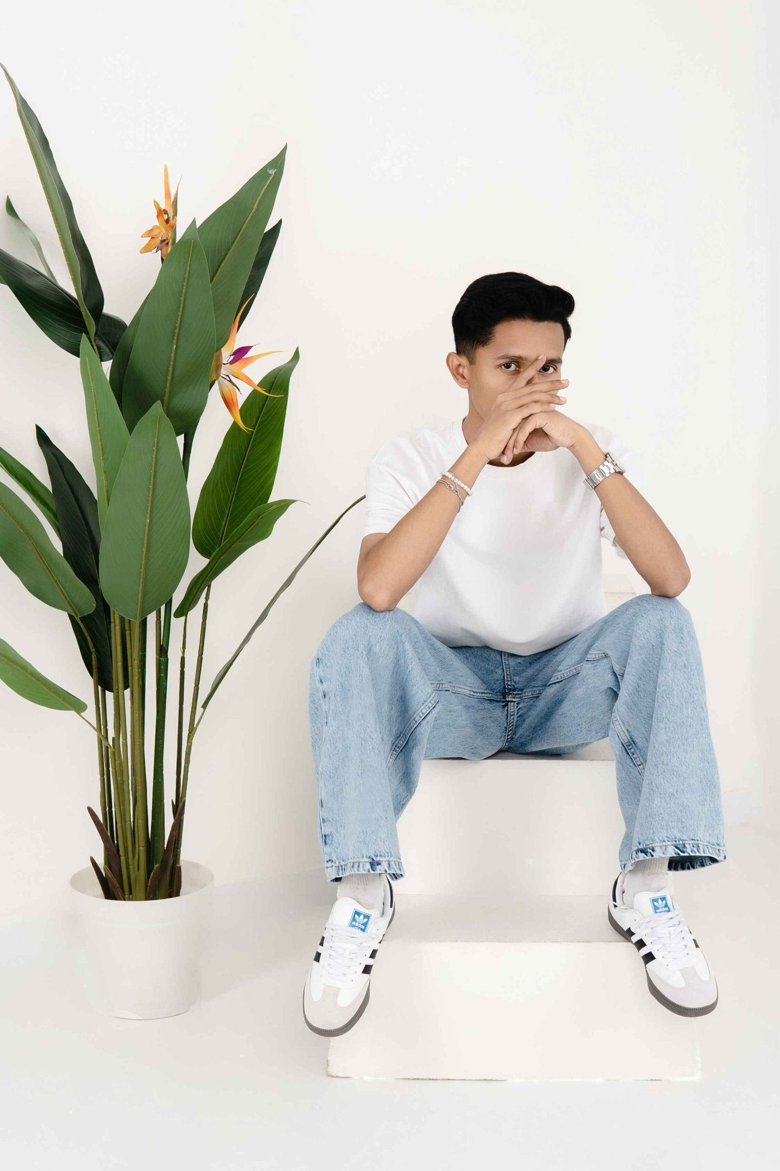 Acid wash blue – Baggy Denim