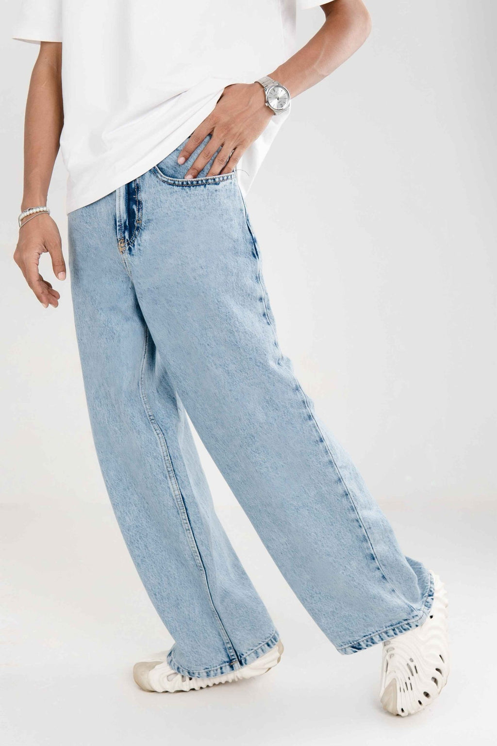 Acid wash blue – Baggy Denim