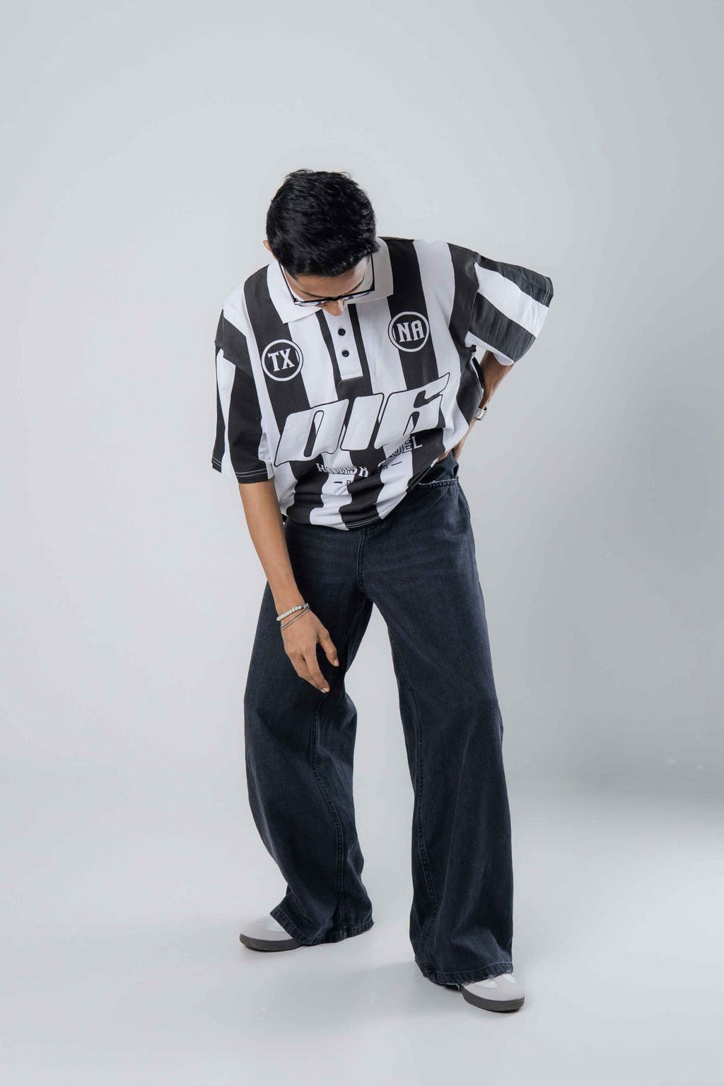 Acid wash black – Baggy Denim