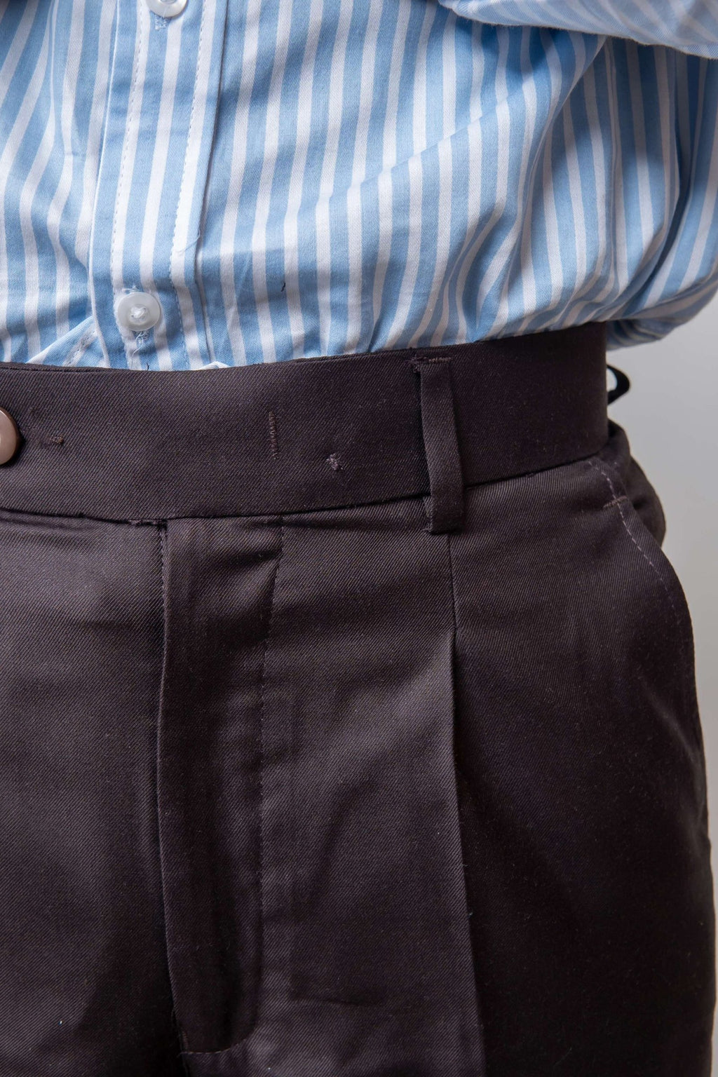 Espresso brown Pleated Trousers