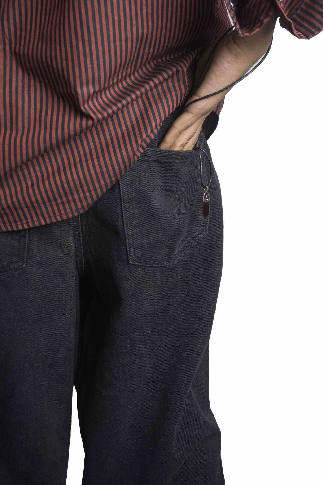 Pure black - Baggy Denim