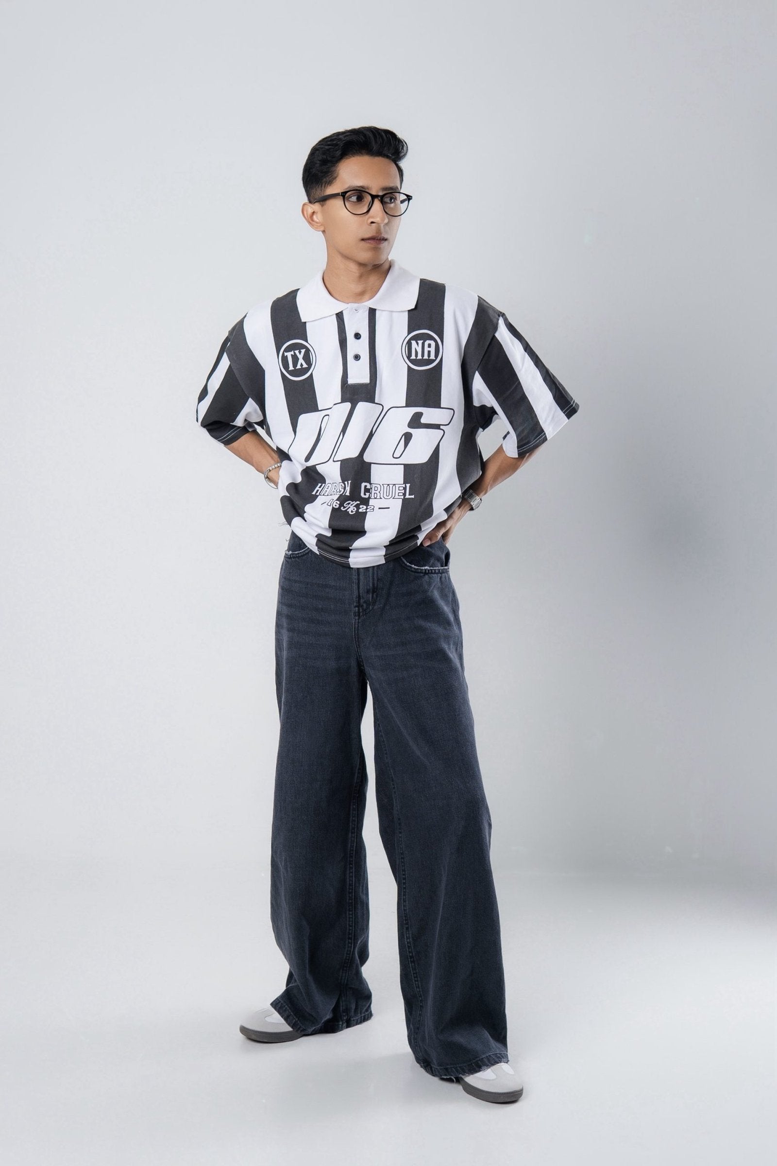 Acid wash black – Baggy Denim