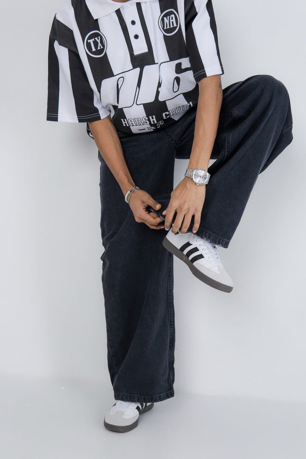 Acid wash black – Baggy Denim