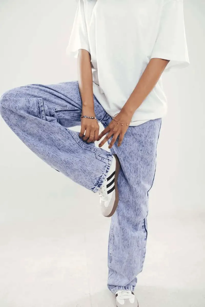 Abstract Blue Denim