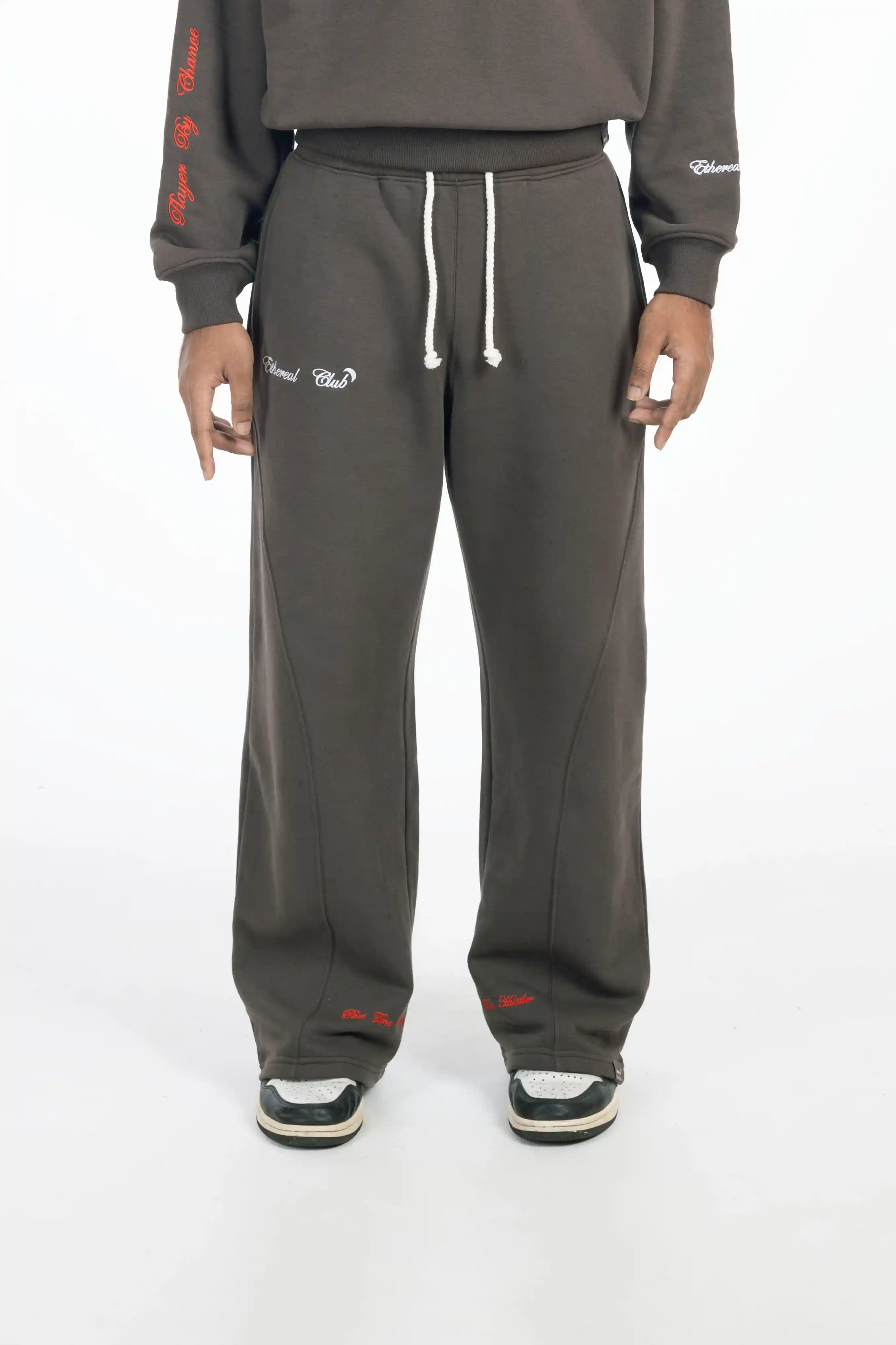 Ash Grey Relaxed Fit Sweatpant – Player By Chance