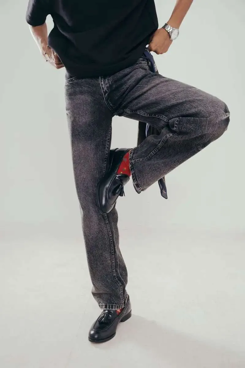 Rugged Black Denim